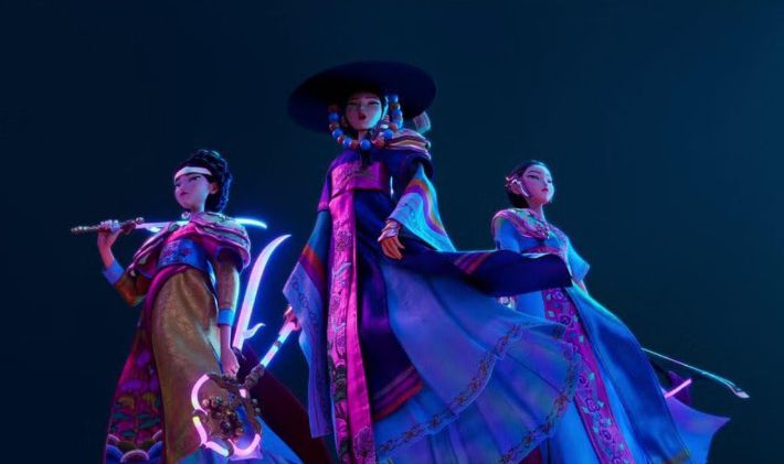 넷플릭스 애니메이션 영화 '케이팝 데몬 헌터스' 스틸컷. 넷플릭스 제공