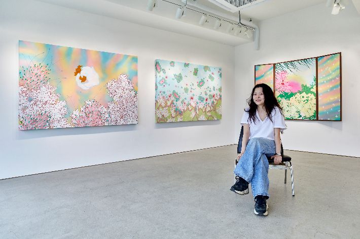 독일 베를린을 무대로 활동하는 조주현(38)의 개인전 '공존을 향하는 일(A work towards coexistence)'이 서울시 중구 동호로 페이토 갤러리에서 27일까지 열린다. 페이토 갤러리 제공