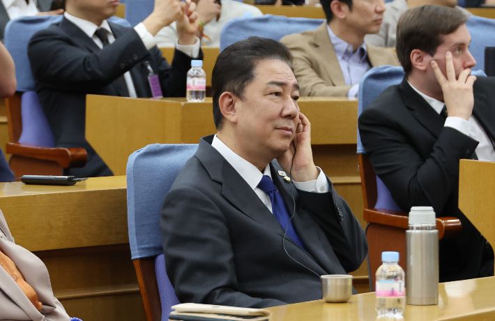 더불어민주당 김병기 원내대표. 연합뉴스