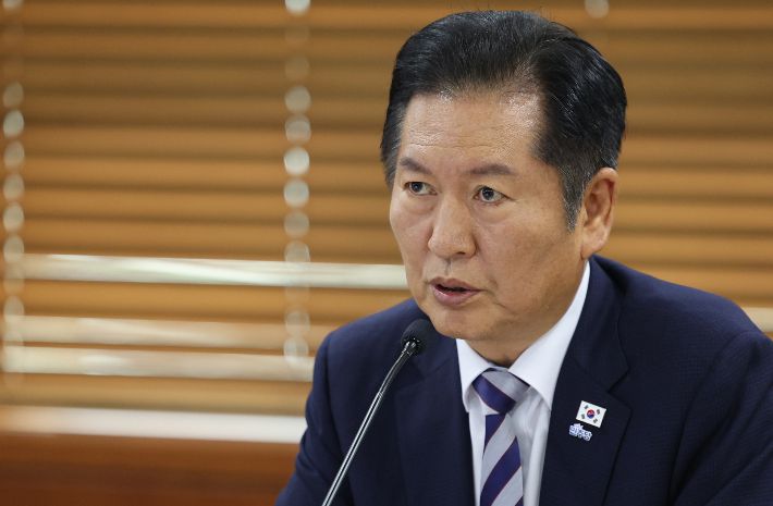 더불어민주당 정청래 대표. 연합뉴스