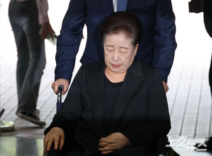 통일교 한학자 총재. 황진환 기자