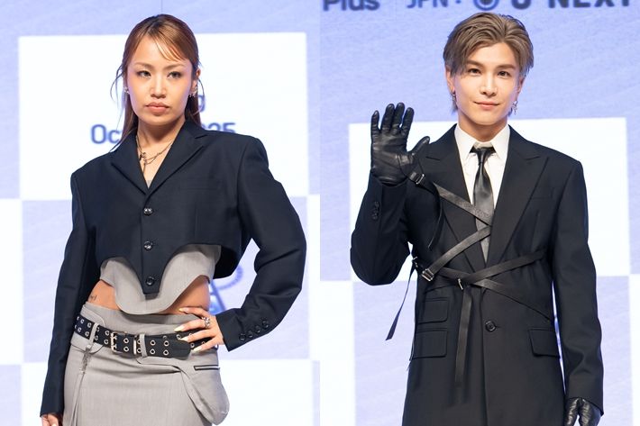 왼쪽부터 리에하타, 이와타 타카노리. CJ ENM 제공