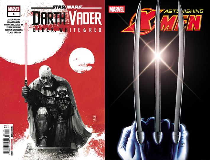 네이버웹툰의 차기작 '다스 베이더: 블랙, 화이트 & 레드(Star Wars: Darth Vader - Black, White & Red)', '어스토니싱 엑스맨(Astonishing X-Men, 2004)'