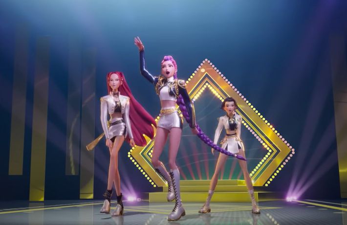 애니메이션 영화 '케이팝 데먼 헌터스'. 넷플릭스 제공