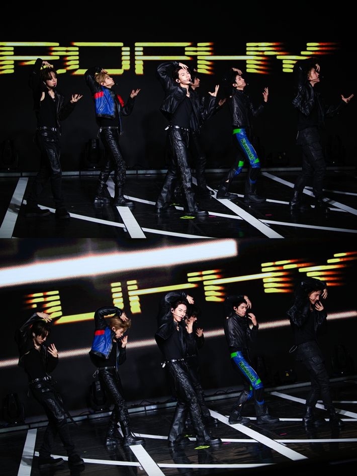 82메이저가 타이틀곡 '트로피' 무대를 하는 모습. 그레이트엠엔터테인먼트 제공