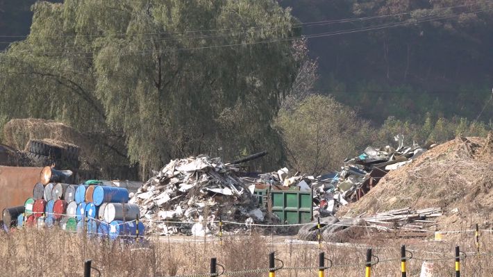 경기도 광주시 곤지암 열미리 일대 폐천부지. 영상 캡처