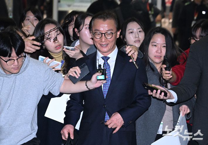 전재수 해양수산부 장관이 11일 귀국해 장관직 사의를 표명했다. 공동취재단