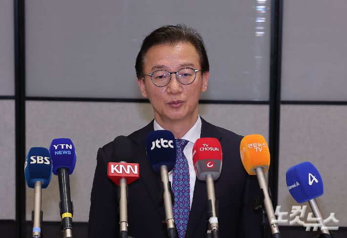 통일교로부터 금품을 수수했다는 의혹이 제기된 전재수 해양수산부 장관. 황진환 기자