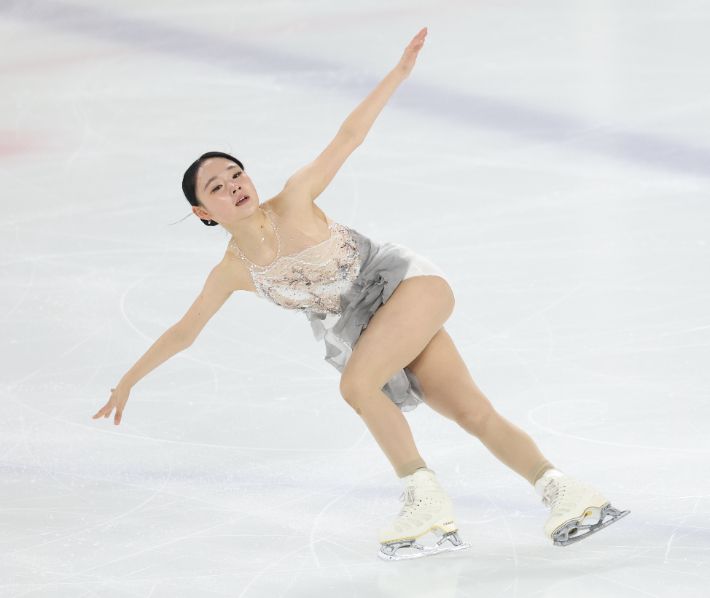 김채연의 멋진 연기. 연합뉴스