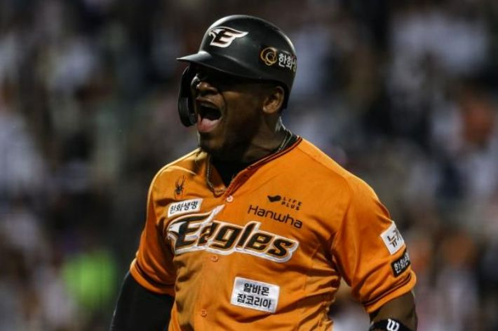 2024시즌 당시 한화 페라자. 연합뉴스