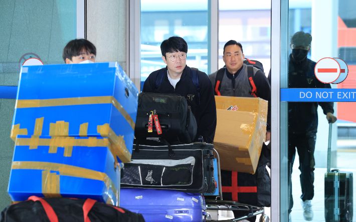 2025년 스프링캠프 떠나는 KIA 선수단. 연합뉴스