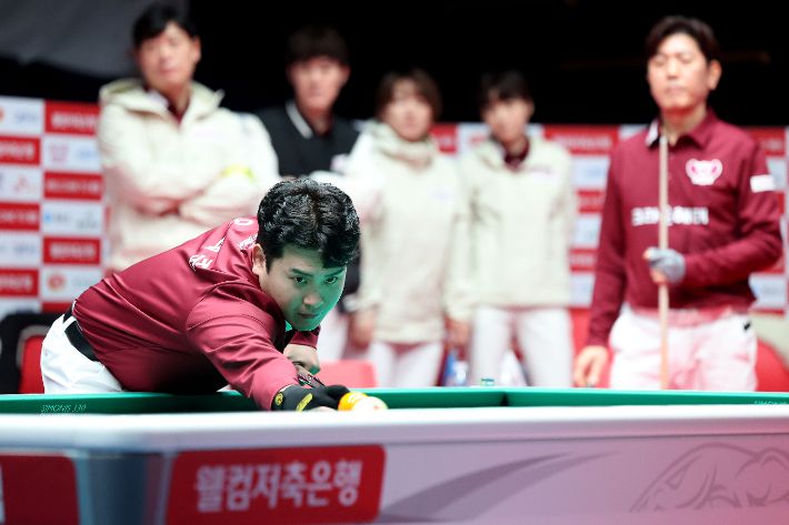 오태준의 경기 모습. PBA