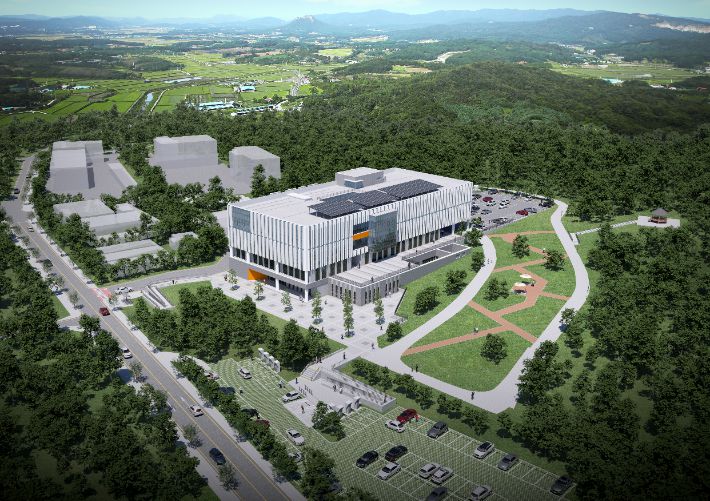 지식산업센터 조감도. 증평군 제공