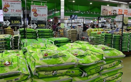 16일 오후 서울 양재동 한 대 형마트를 찾은 시민들이 물건을 살펴보고 있다. 이재문 기자