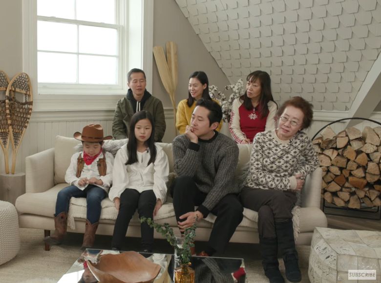 ‘버라이어티’와 인터뷰하는 ‘미나리’ 정이삭 감독(왼쪽 위)과 배우들