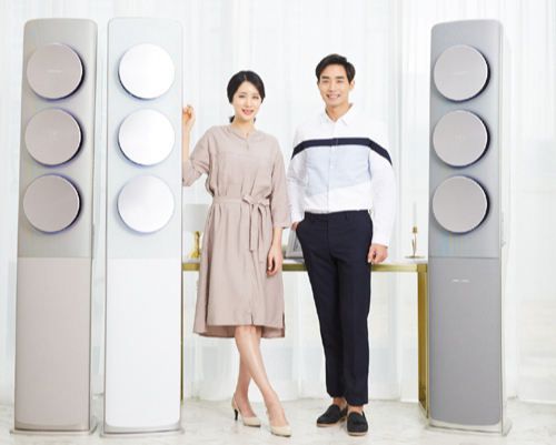 인공지능 플랫폼 ‘빅스비’를 탑재한 ‘무풍에어컨’ 출시.