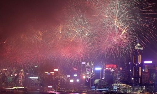 중국의 불꽃놀이 모습. 사진=신화 연합뉴스