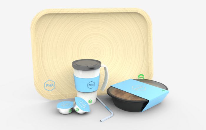 PHA 식품 포장재. 출처=synbiobeta.com