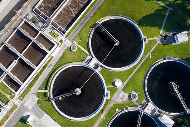 하수 처리장에 짓고 있는 수소 생산시설. 출처=호주 재생에너지국