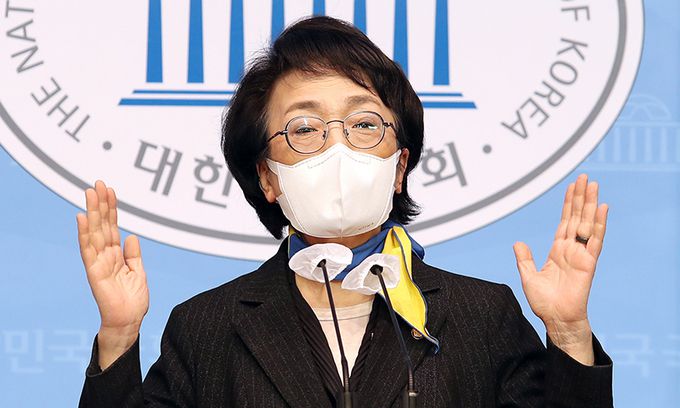 열린민주당 김진애 서울시장 후보. 연합뉴스