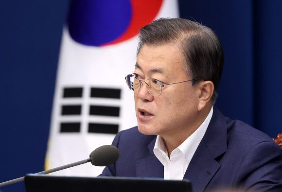 문재인 대통령. 뉴시스