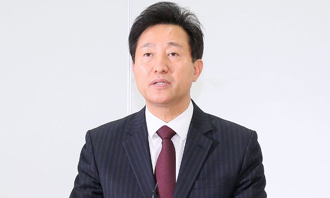 오세훈 국민의힘 서울시장 후보. 뉴시스