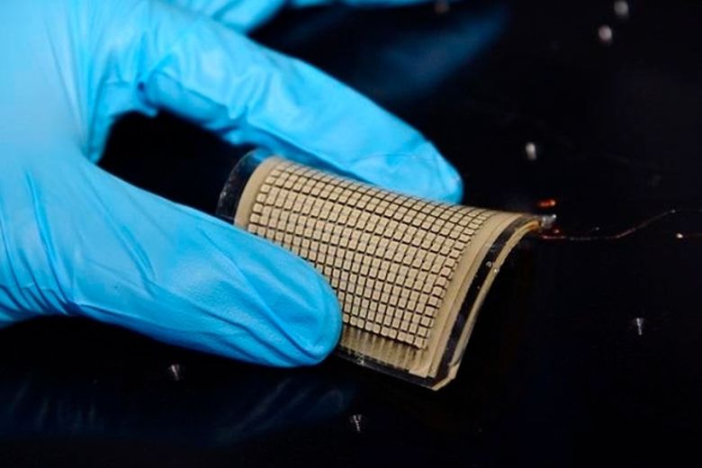 체온으로 전기를 만드는 ‘웨어러블’ 열전소재. 출처=한국과학기술연구원