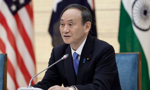 스가 요시히데 일본 총리. 뉴시스