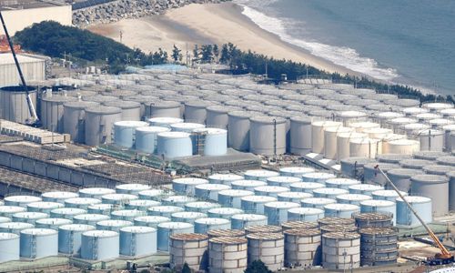 일본 후쿠시마 제1원전 오염수 탱크. 연합뉴스