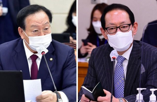 한기호, 김도읍(왼쪽부터)