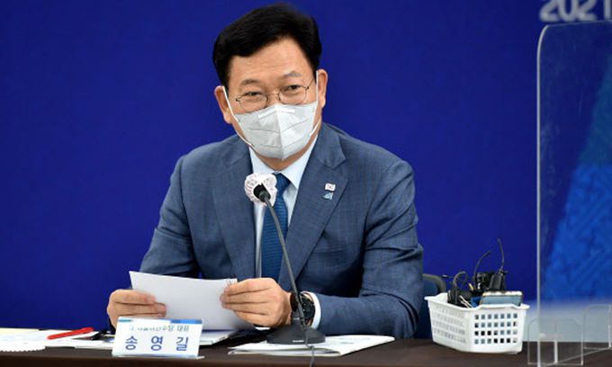 송영길 더불어민주당 대표. 뉴시스