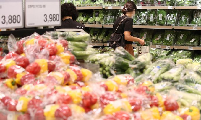 27일 서울시내 한 대형마트 신선식품 코너의 모습. 연합뉴스