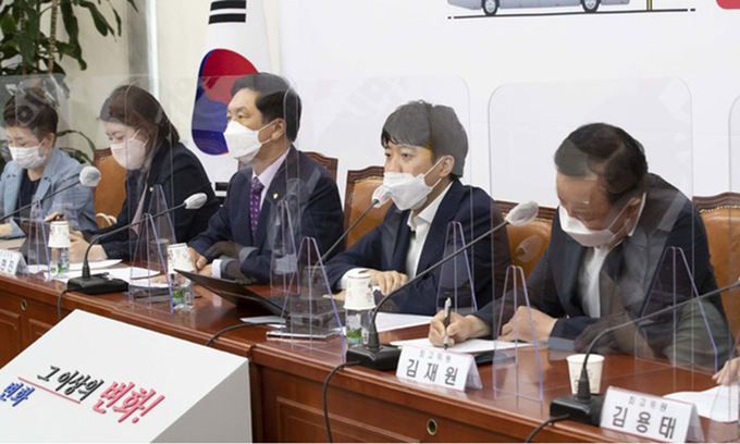 지난 5일 국민의힘 이준석 대표가 서울 여의도 국회에서 열린 최고위원회의에서 발언하고 있다. 세계일보 자료사진