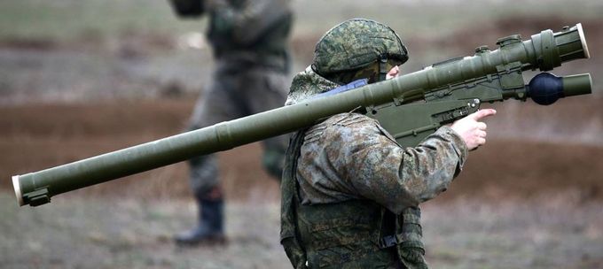 러시아의 휴대용 지대공 미사일. 러시아 국방장관은 탈레반이 휴대용 지대공 미사일 100기 이상을 보유하고 있다고 밝혔다. 타스 캡처