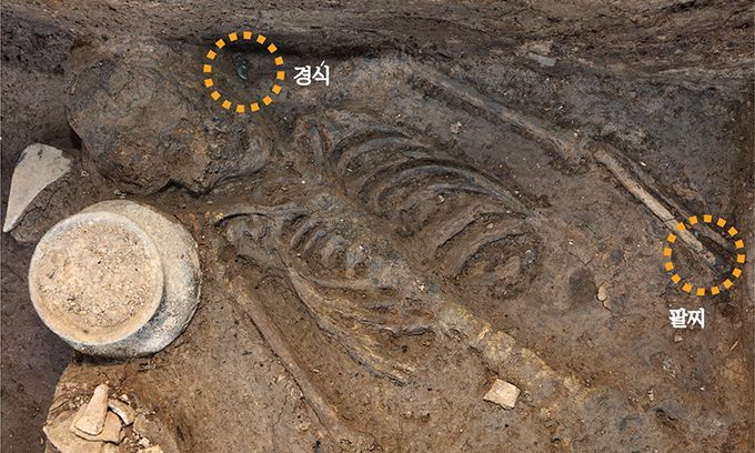 최근 경주 월성에서 발굴된 여성 인골. 문화재청 제공