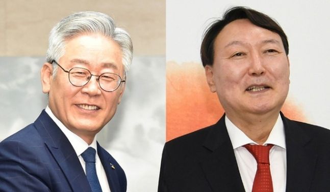 이재명 경기지사와 윤석열 전 검찰총장. 세계일보 자료사진