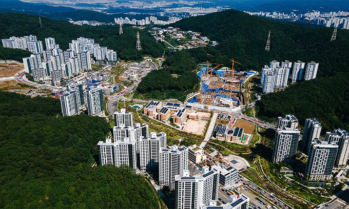 경기 성남시 대장동 개발사업 현장. 세계일보 자료사진