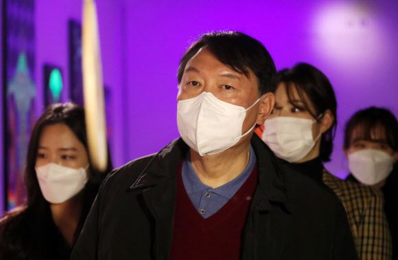 국민의힘 윤석열 대선 후보. 연합뉴스