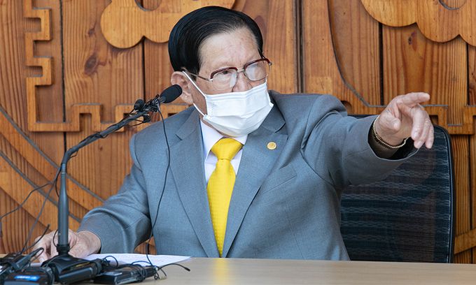 이만희 신천지예수교 증거장막성전 총회장. 연합뉴스