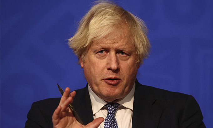 보리스 존슨 영국 총리. AP뉴시스
