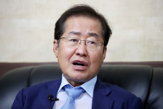 홍준표 국민의힘 의원. 뉴시스