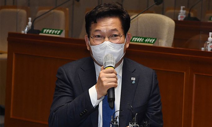 더불어민주당 송영길 대표. 연합뉴스