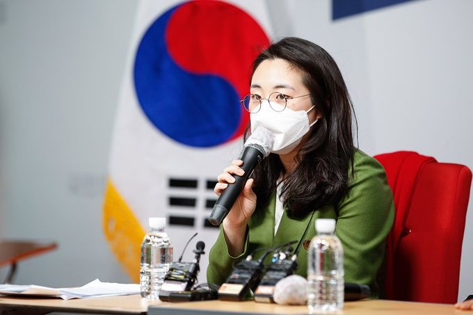 신지예 국민의힘 새시대준비위원회 수석부위원장. 뉴스1