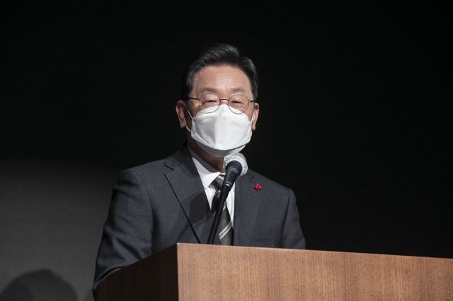 이재명 더불어민주당 대선후보. 국회사진기자단. 연합뉴스