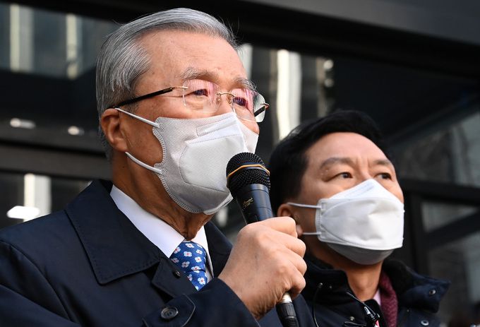 김종인 국민의힘 총괄선대위원장. 공동취재사진
