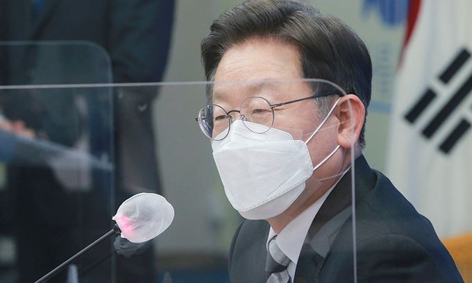 이재명 더불어민주당 대선 후보. 연합뉴스