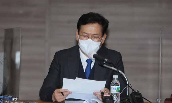 송영길 더불어민주당 대표. 연합뉴스