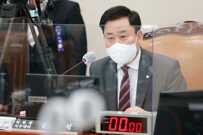 송갑석 더불어민주당 의원. 연합뉴스