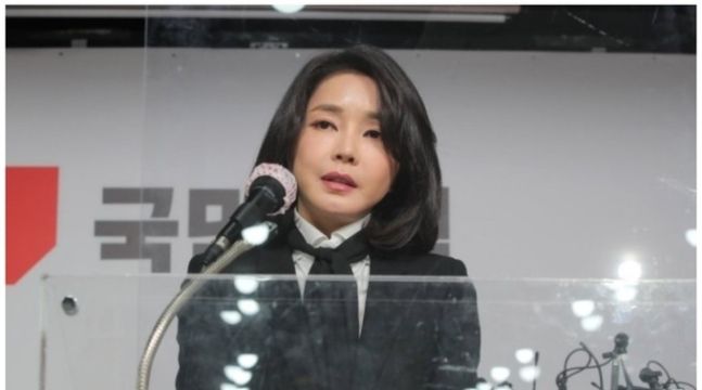 윤석열 국민의힘 대선후보 배우자 김건희씨. 연합뉴스