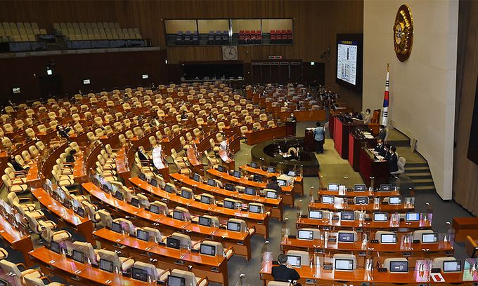 서울 여의도 국회 본회의. 허정호 선임기자